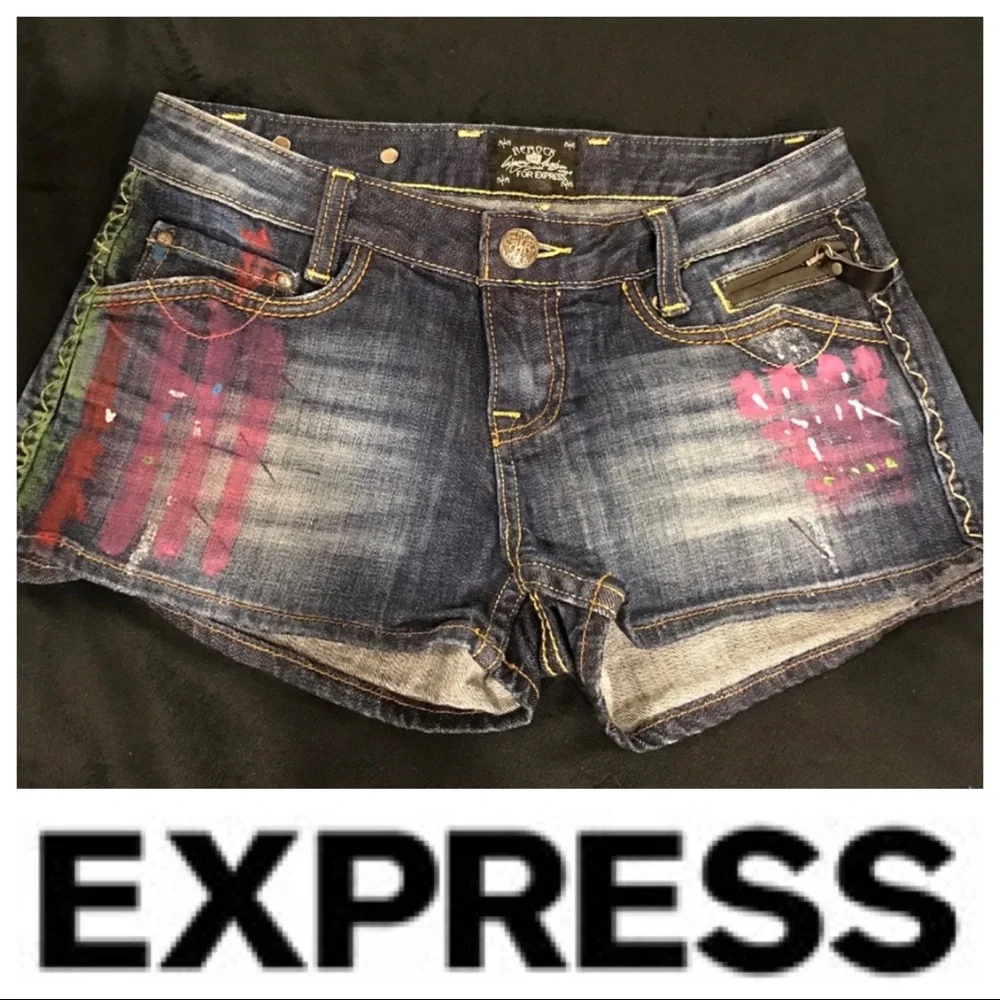 REROCK for Express Denim Shorts